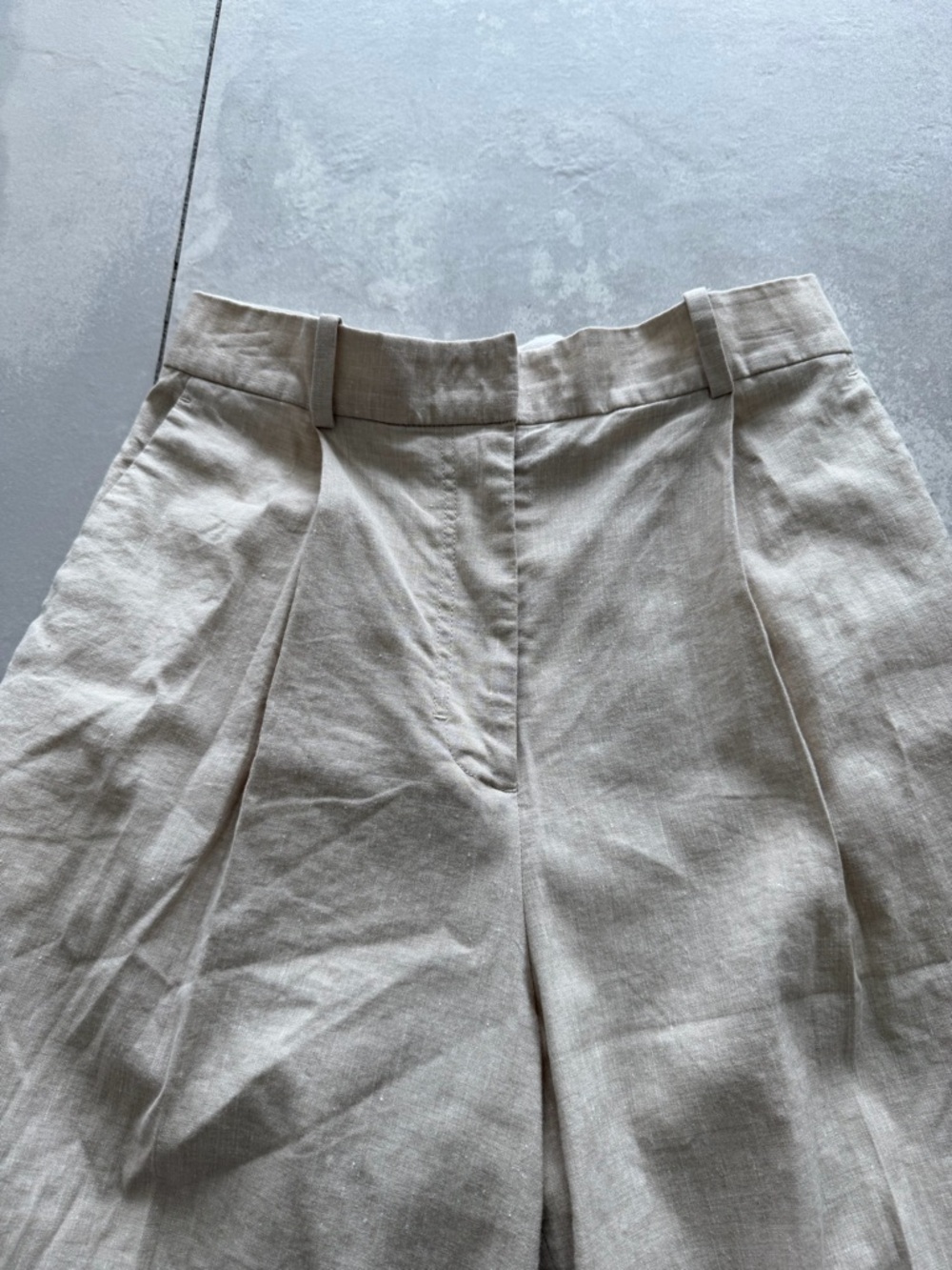 COS Strapless Top + Wide-Leg Pant in Light Beige (matching 2-piece linen set) - Picture 13 of 13